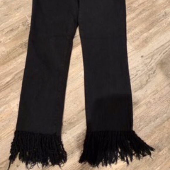 SNEAK PEEK - Mid Rise Straight Frayed Pants SZ 5 - Picture 4 of 7